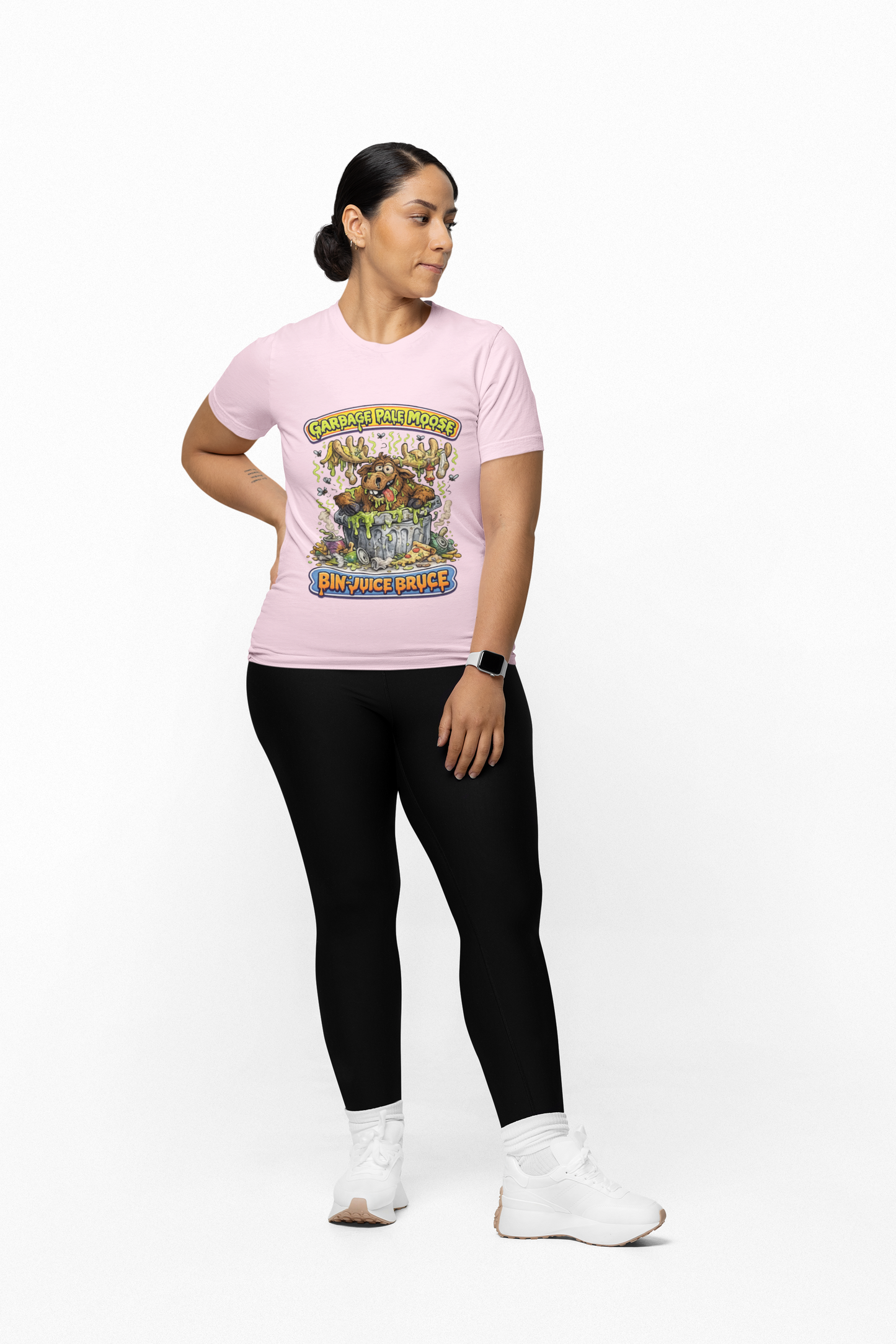 Bin Juice Bruce Garbage Pale Moose T-Shirt #G001