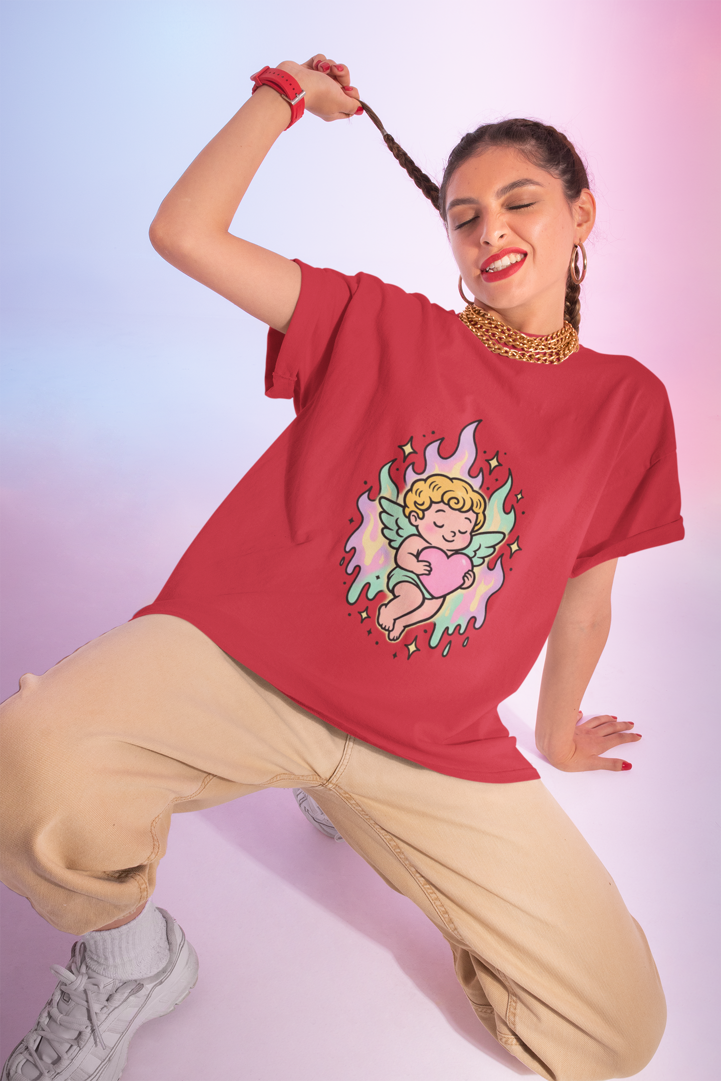 Heart of Cupid T-Shirt — Playful Graphic Tee
