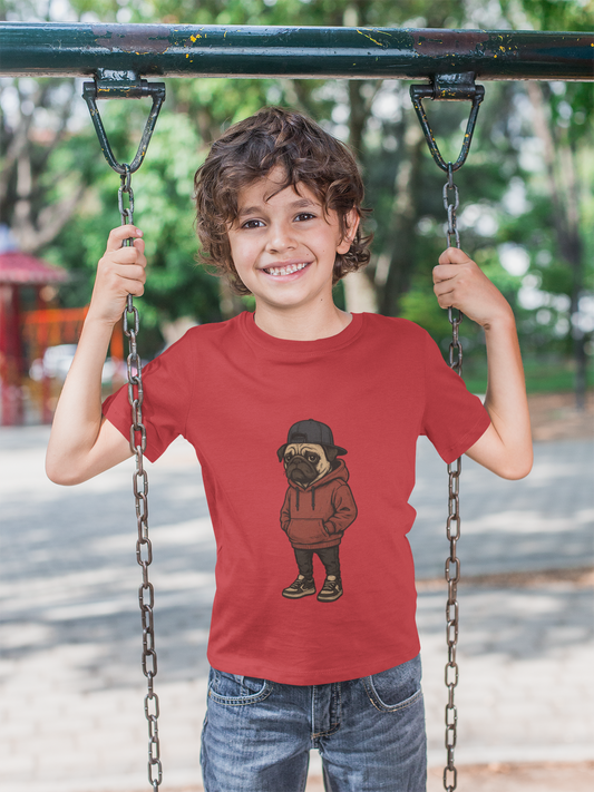 Cool Pug Kids T-Shirt — Cute Pug Graphic Tee for Children