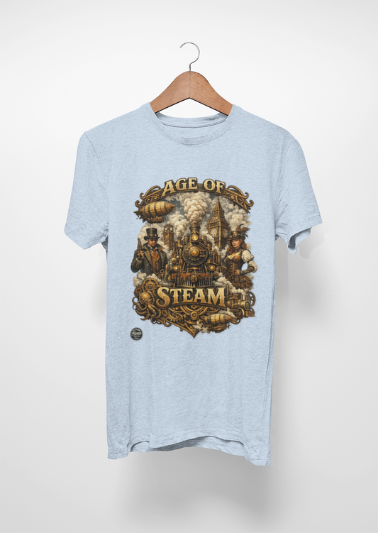 Age of Steam Steampunk T-Shirt — Victorian Steampunk Graphic Tee