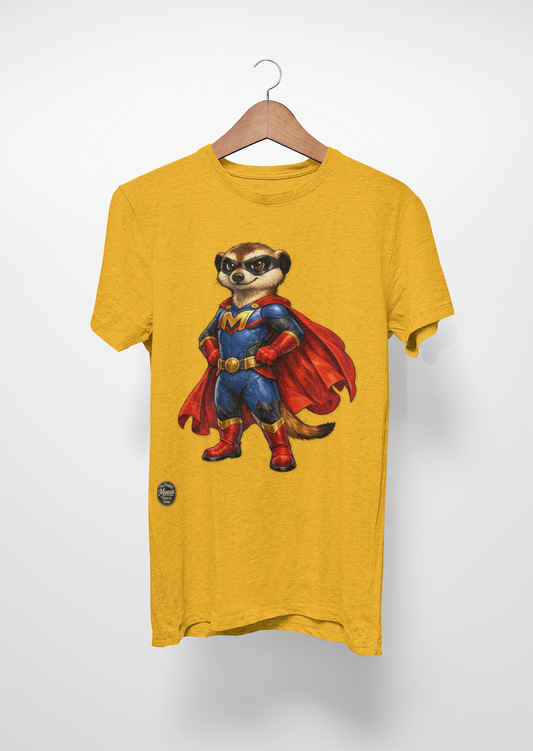 Super Meerkat T-Shirt — Cute Superhero Animal Tee