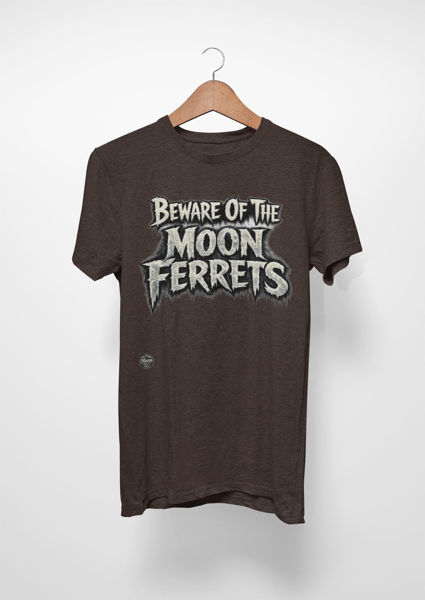 Beware of the Moon Ferrets T-Shirt — Cute Spooky Ferret Graphic Tee