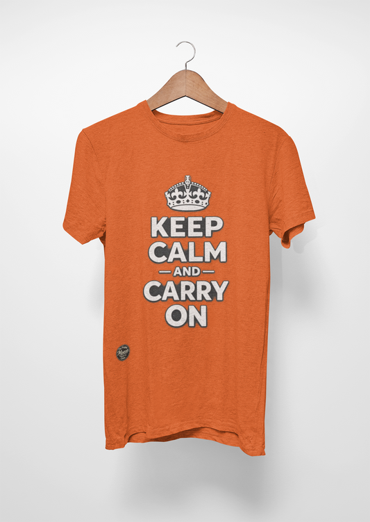 Keep Calm and Carry On T-Shirt — Retro Crown Classic Tee