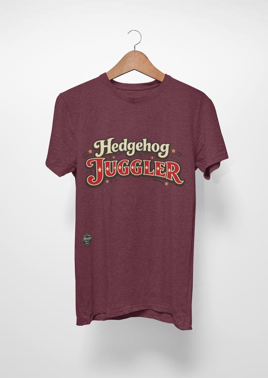 Hedgehog Juggler T-Shirt — Cute Animal Circus Tee for Kids & Adults