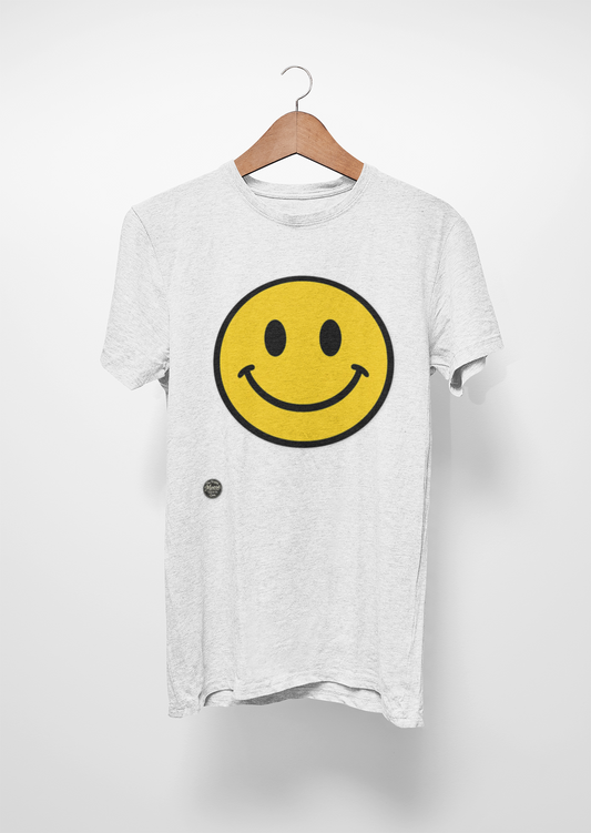 Smiley Face Graphic Tee — Retro Happy Emoji T-Shirt