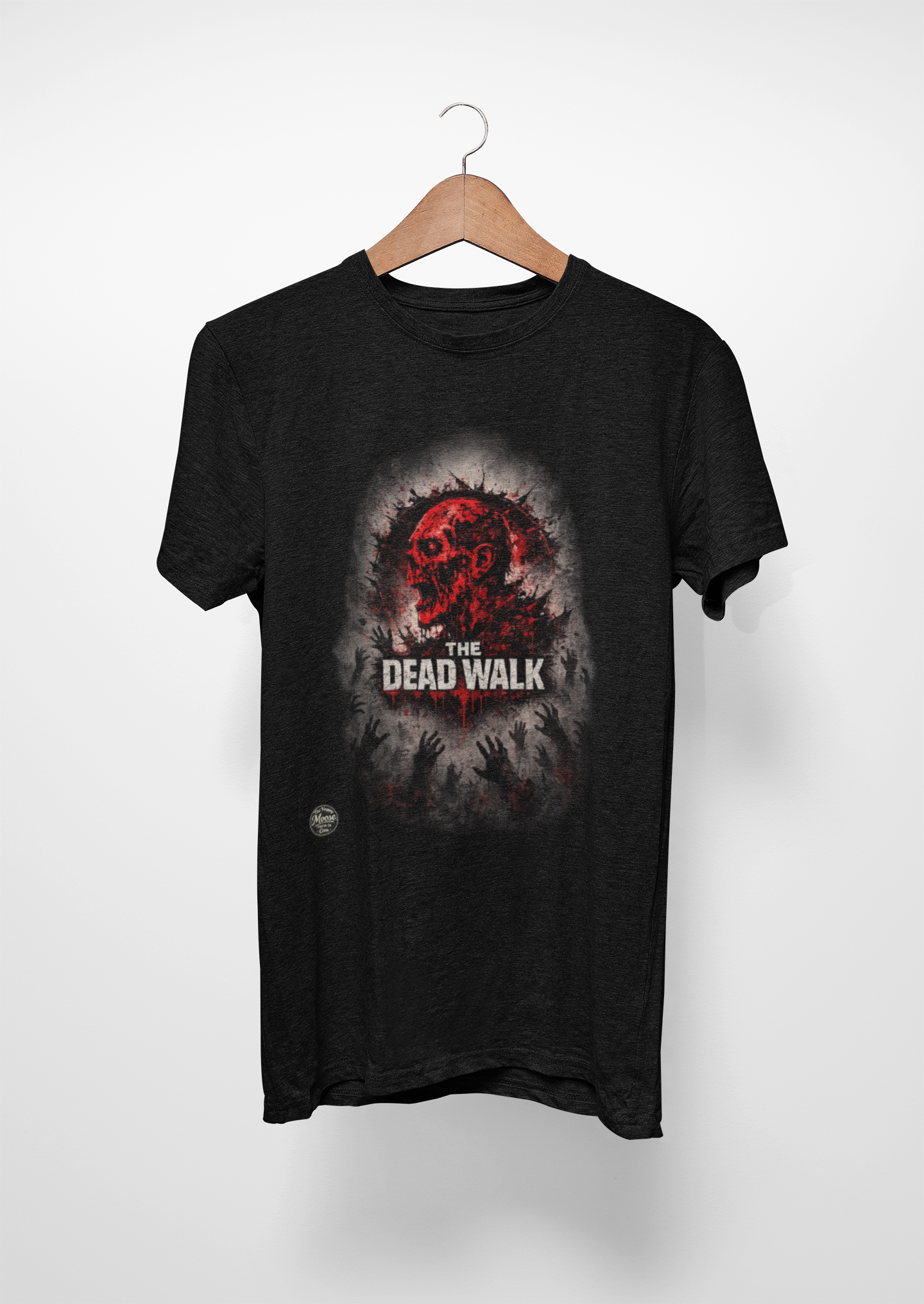 Zombie Graphic Tee — "The Dead Walk" Horror T-Shirt EZ003