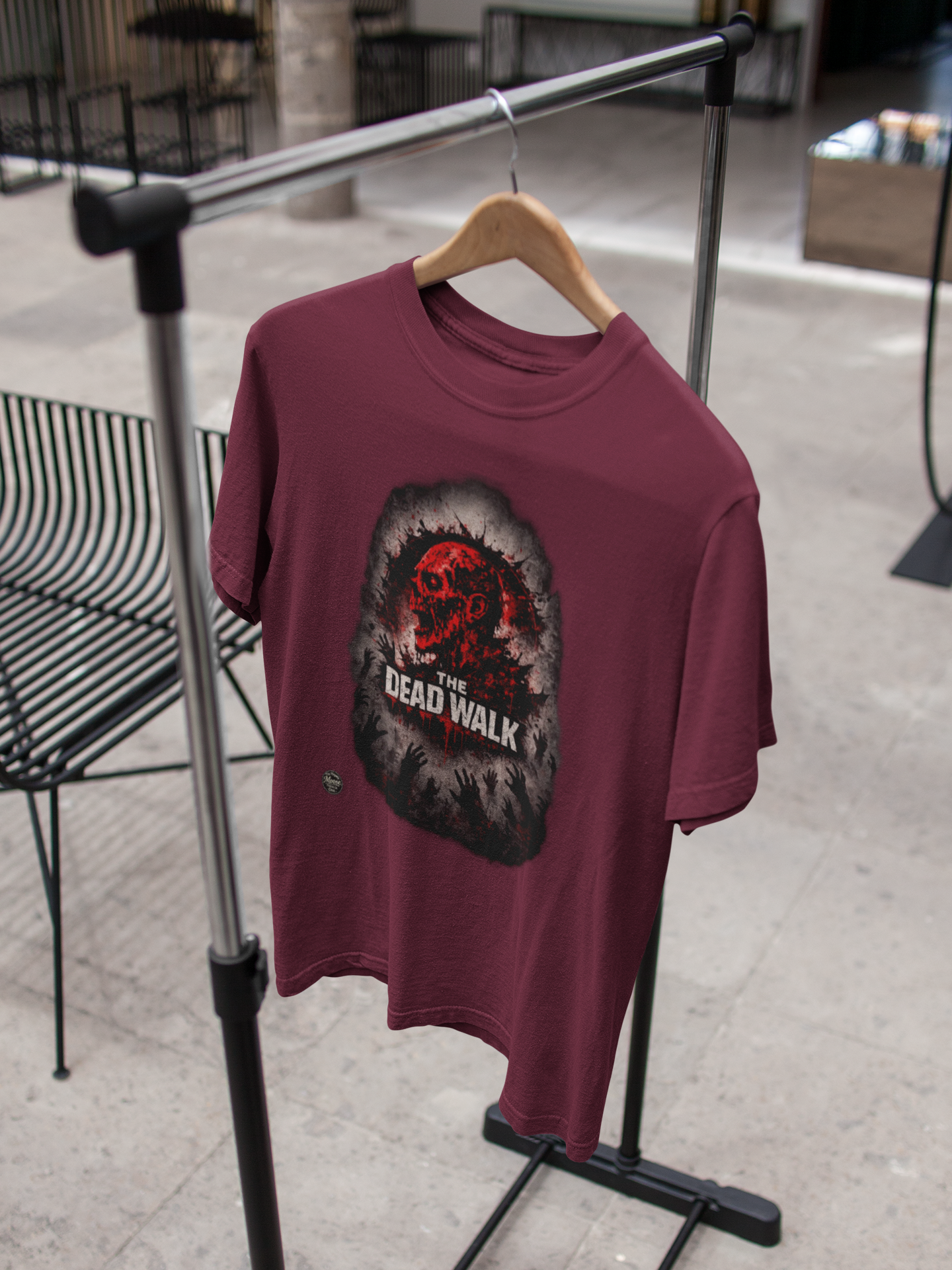 Zombie Graphic Tee — "The Dead Walk" Horror T-Shirt EZ003