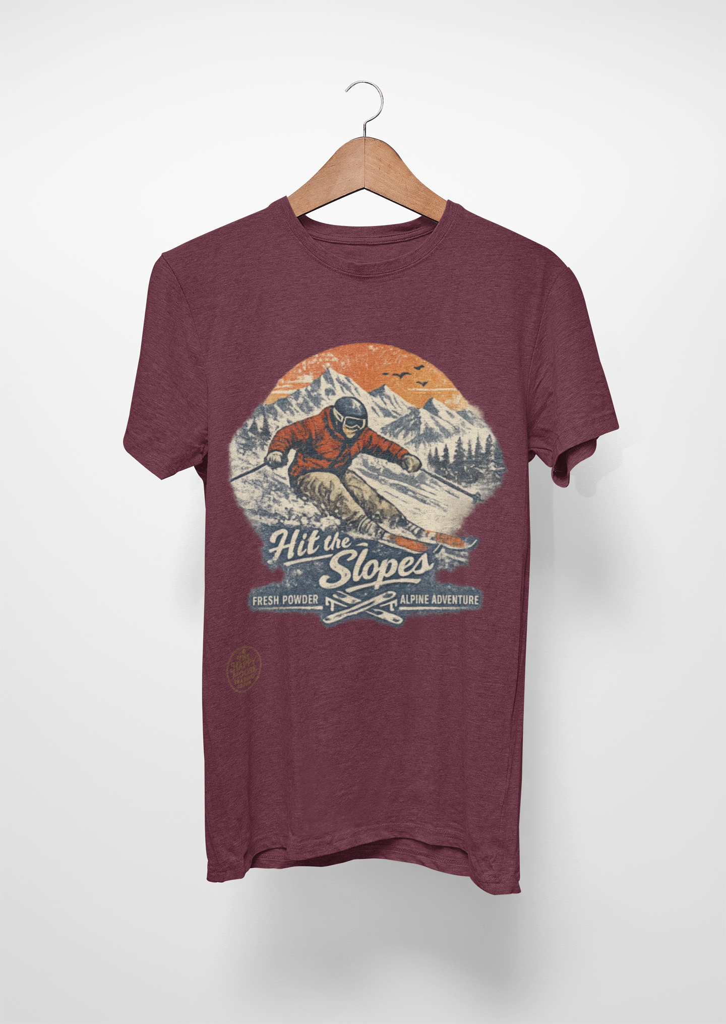 Ski Vintage 'Hit the Slopes' T-Shirt