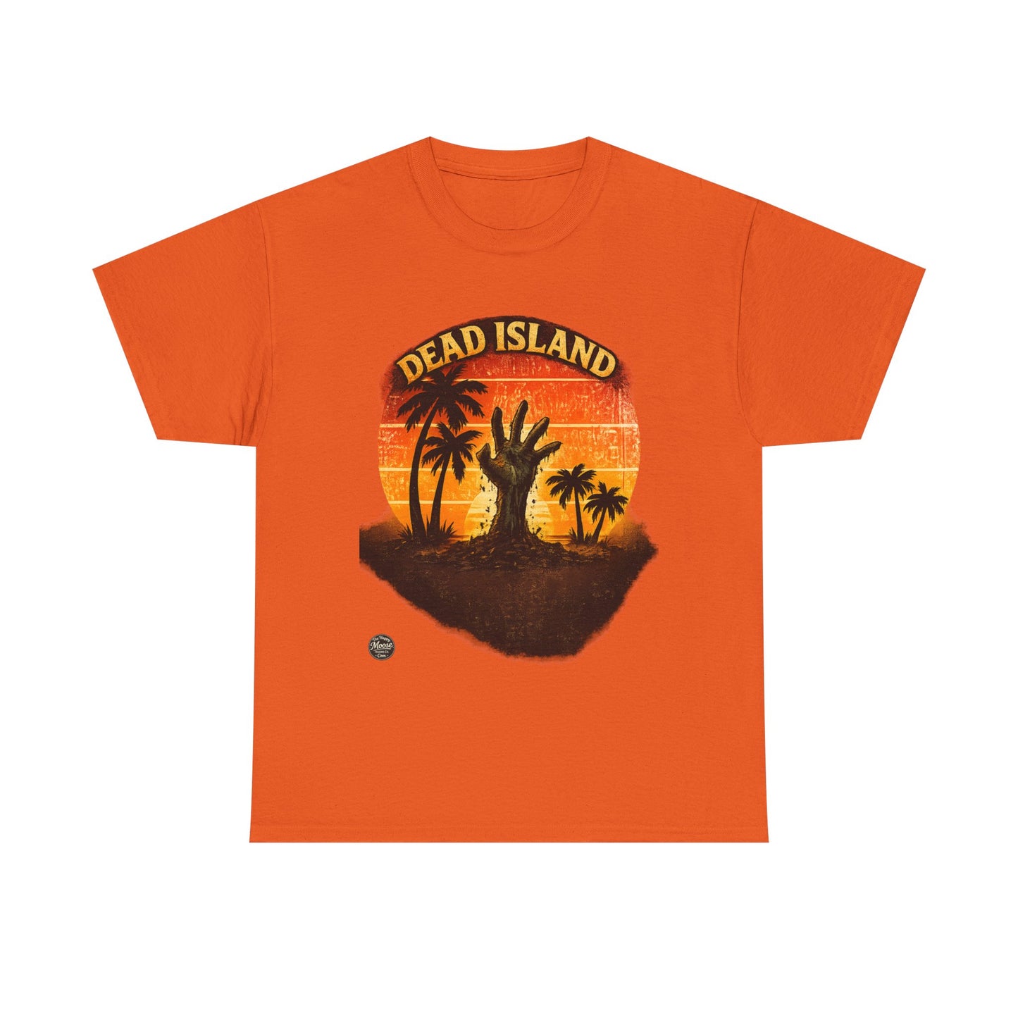 Dead Island Sunset Tee — Zombie Palm Tree Graphic T-Shirt