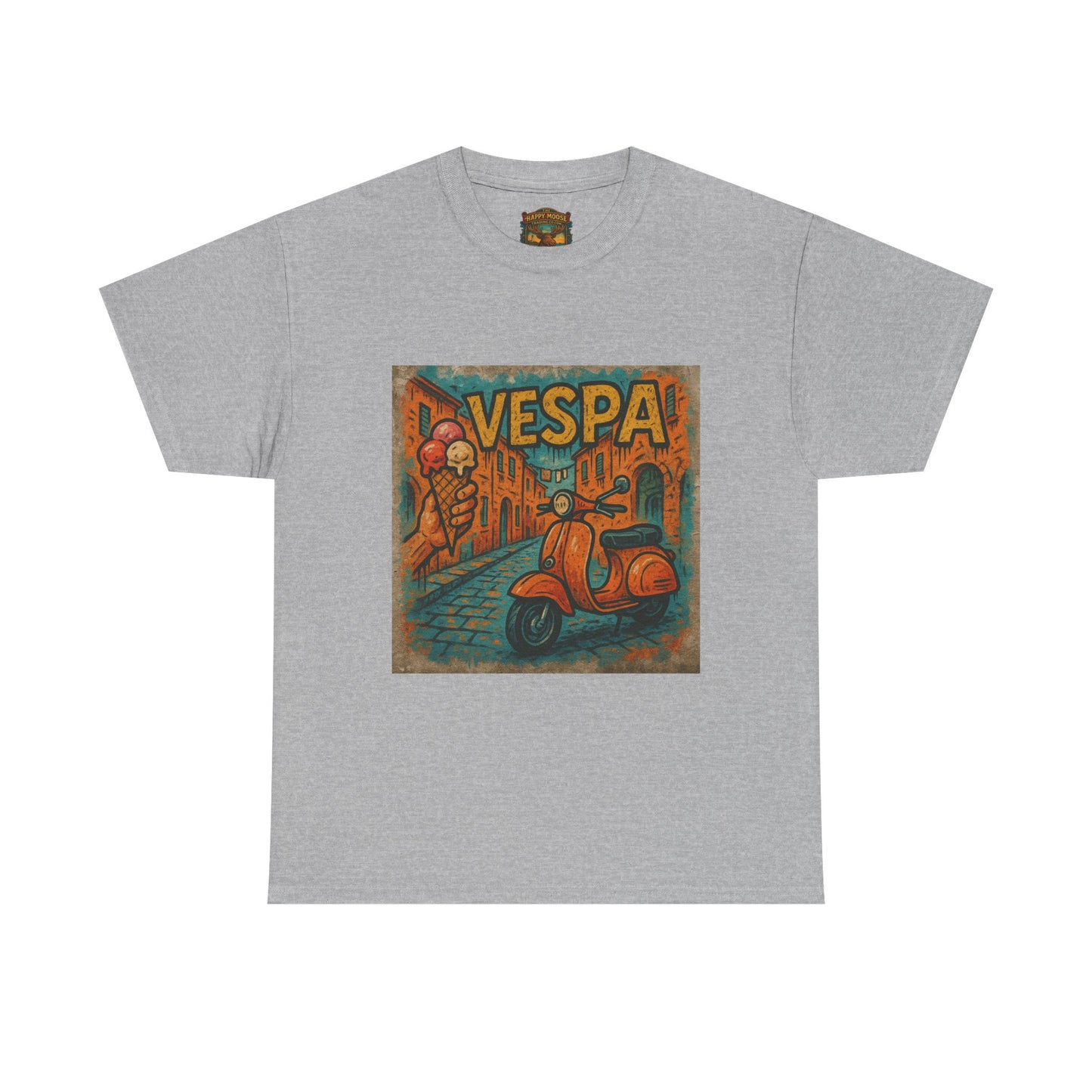 Vintage Scooter Gelato Tee| Vespa Ice Cream Italy T-Shirt