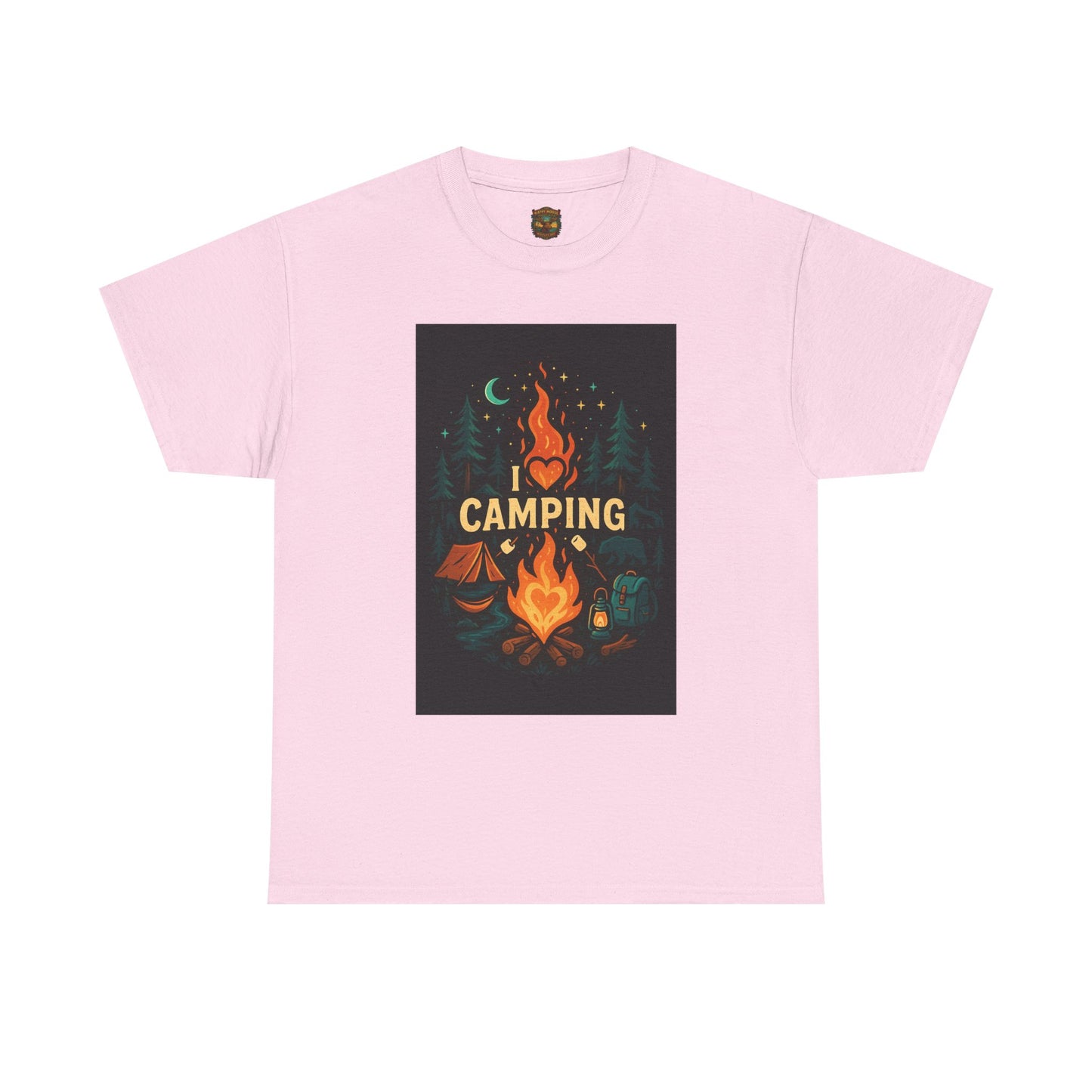 Camping Campfire Graphic Tee | Outdoor Adventure Shirt