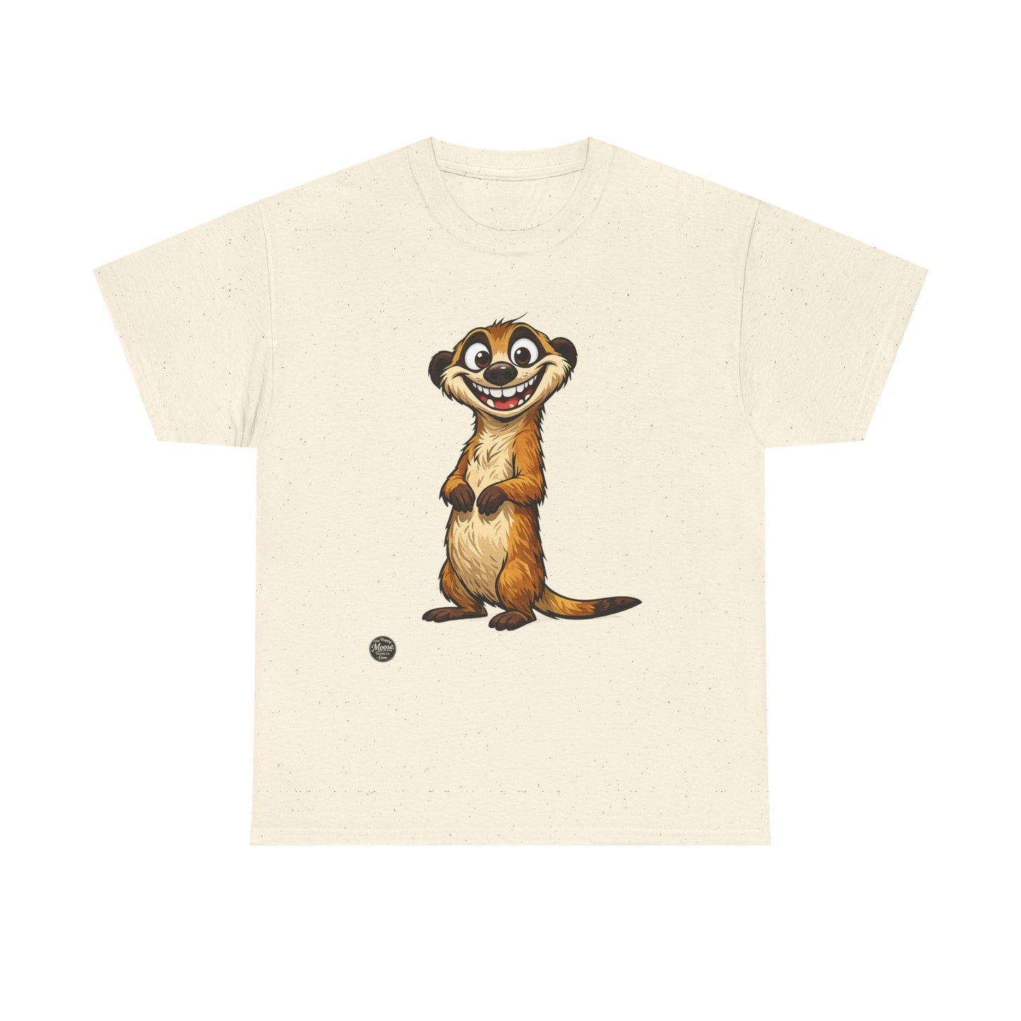 Meerkat Cute Cartoon T-Shirt — Playful Wildlife Tee