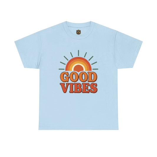 Good Vibes T-Shirt | Positive Typography Tee