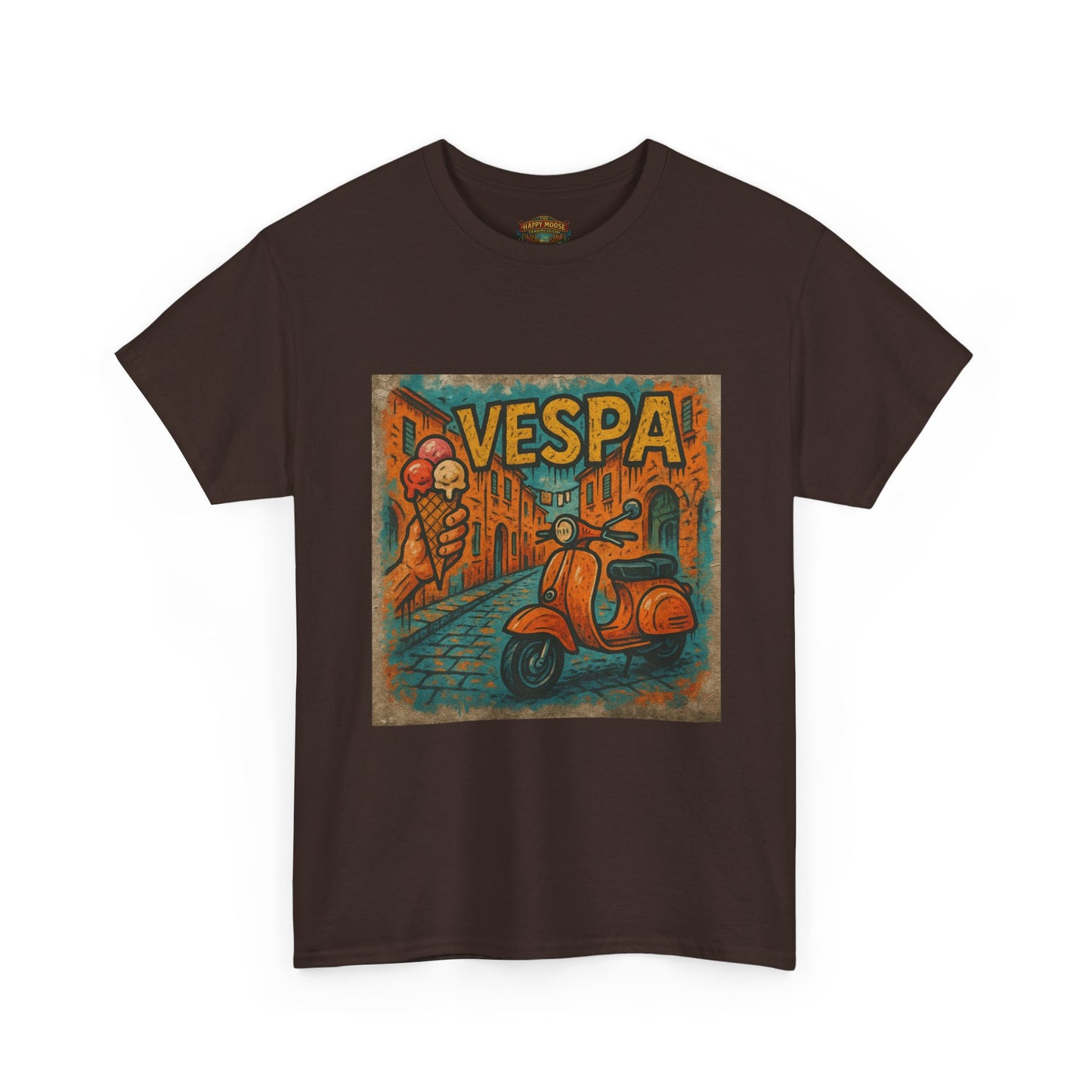 Vintage Scooter Gelato Tee| Vespa Ice Cream Italy T-Shirt
