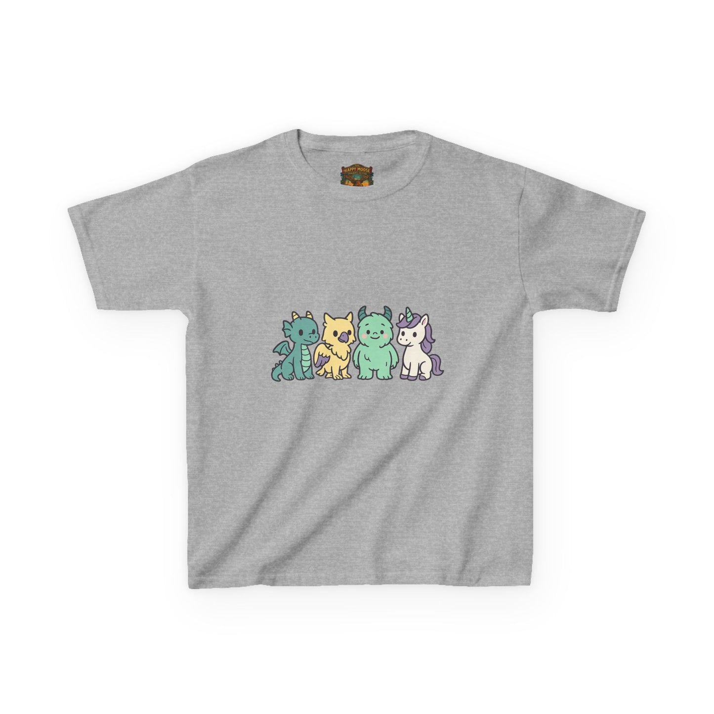 Kids Cat Crew T‑Shirt — Cute Pastel Kittens Graphic Tee for Children