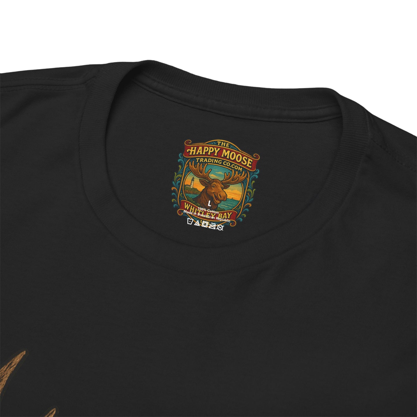 Horror Moose Skull Tee — Creepy Dripping Monster Head Graphic T-Shirt