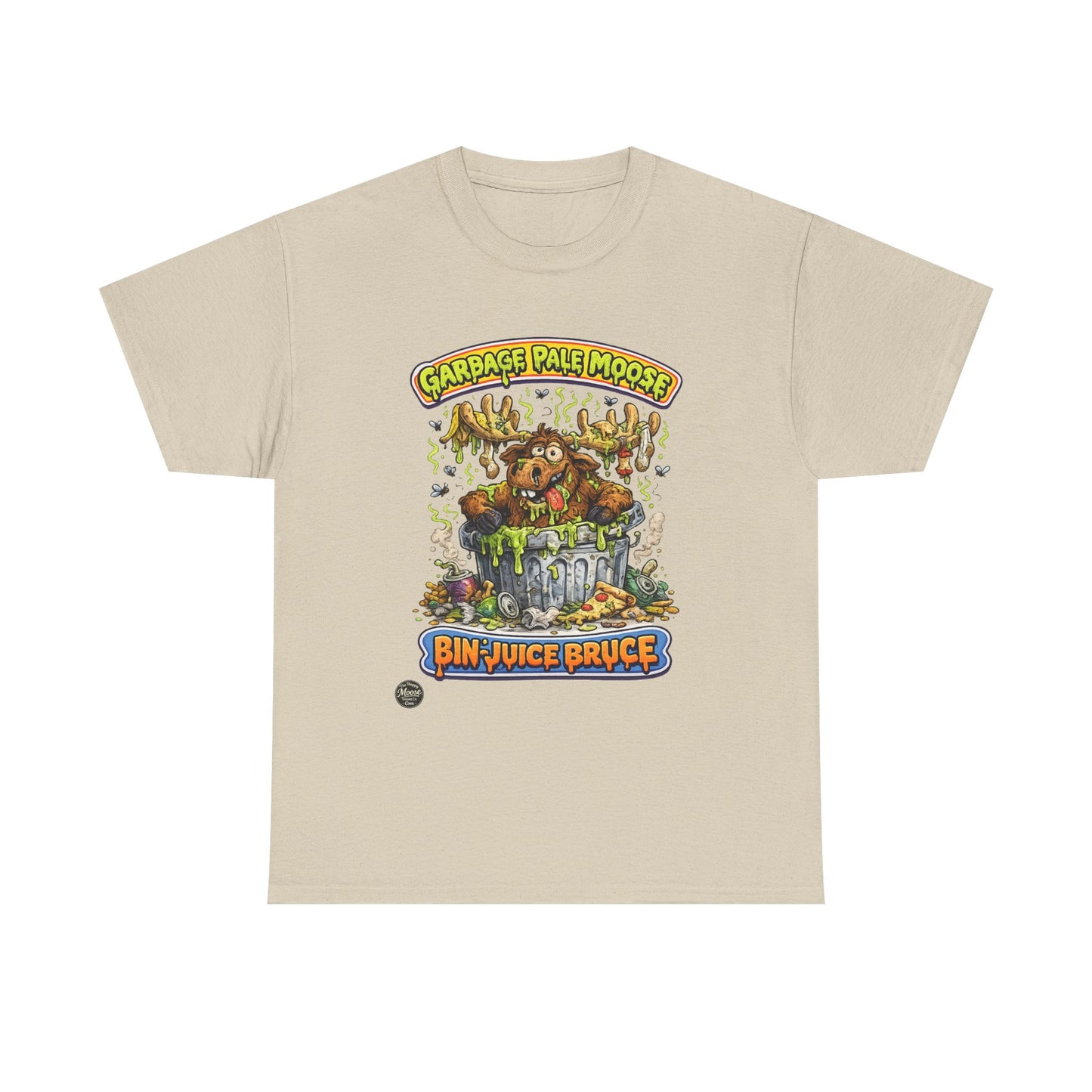 Bin Juice Bruce Garbage Pale Moose T-Shirt #G001