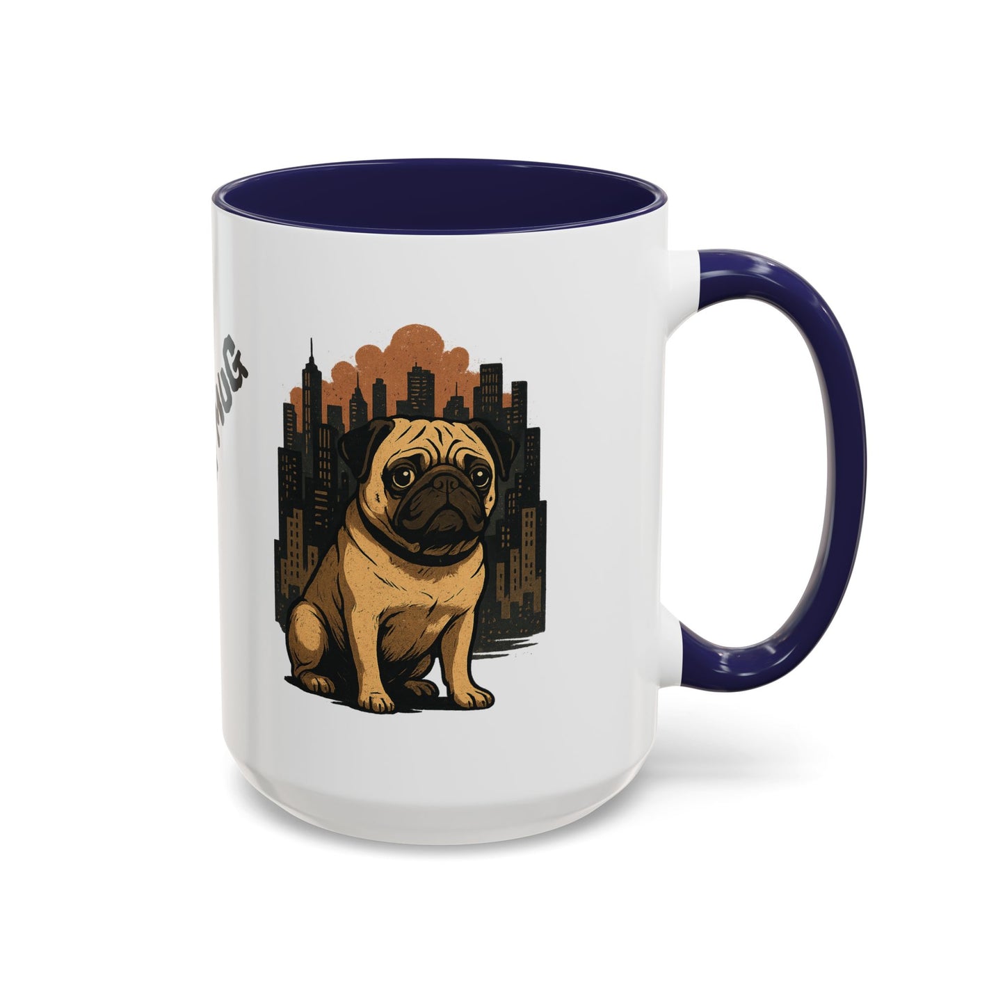 My Pug Mug Coffee Mug — Rustic Mountain Sunset Design