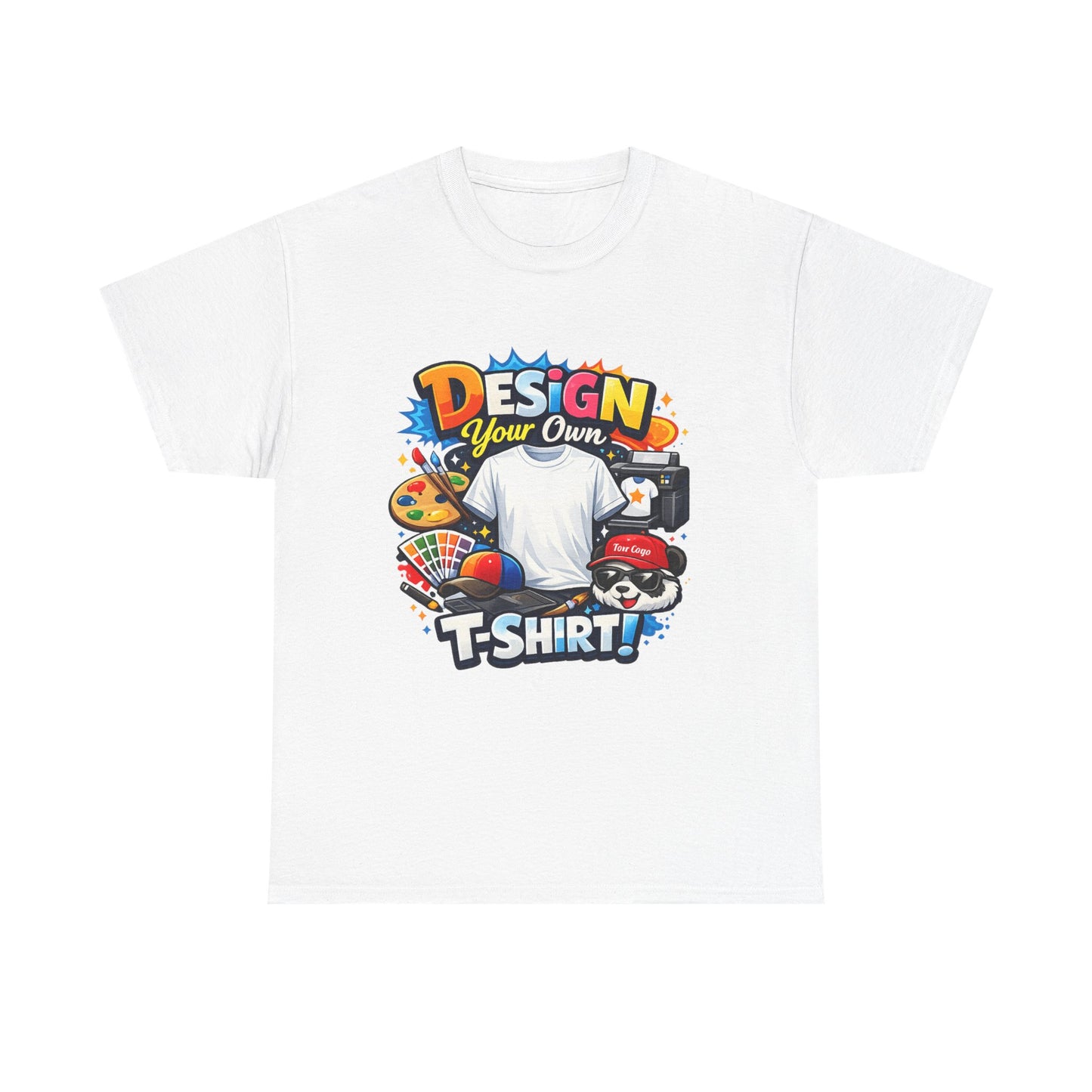 Custom 'Design Your Own' T-Shirt — Personalized Graphic Tee (Front And Rear Print)