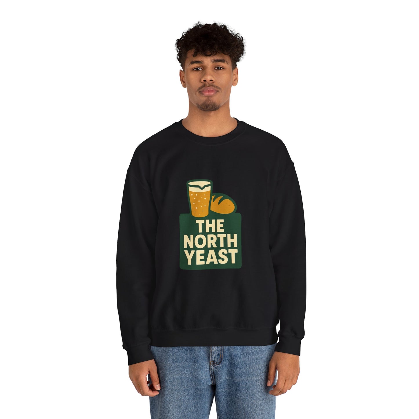 Crewneck Sweatshirt — The North Yeast Beer & Bread Logo
