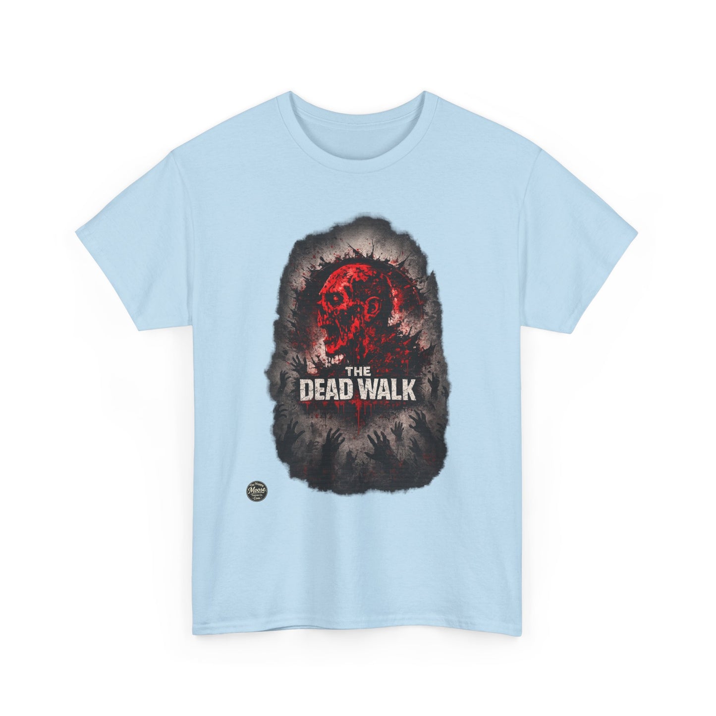 Zombie Graphic Tee — "The Dead Walk" Horror T-Shirt EZ003