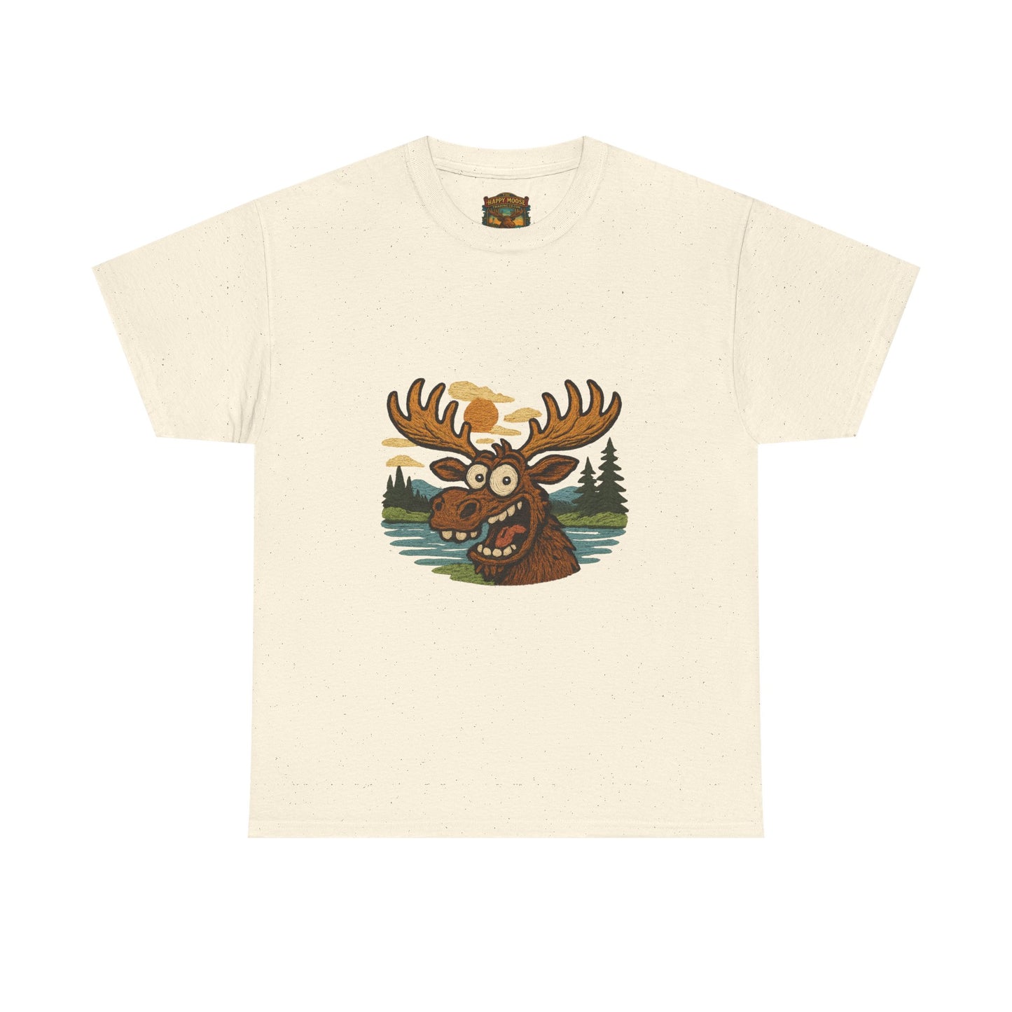 Moose Lake Graphic Tee — Funny Woodland Moose T-Shirt