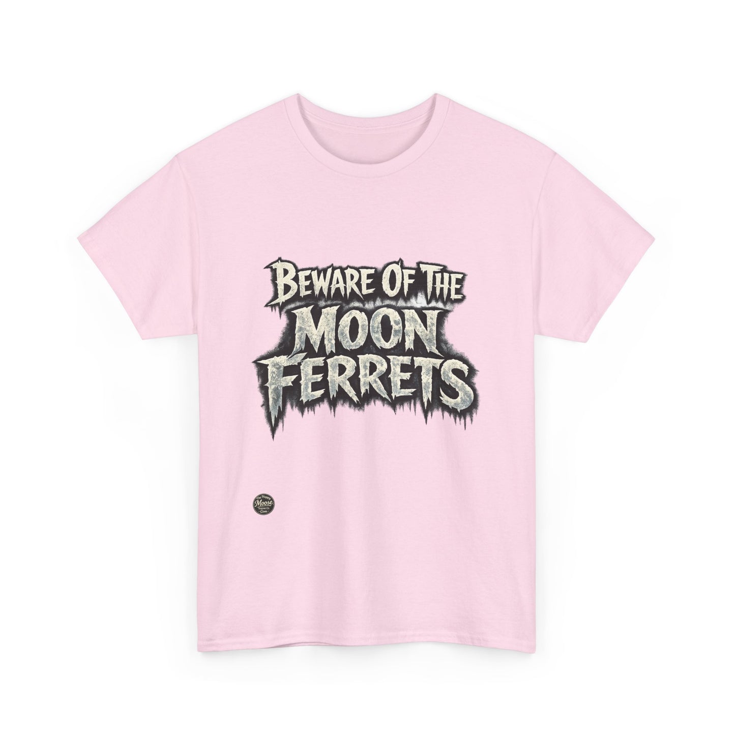 Beware of the Moon Ferrets T-Shirt — Cute Spooky Ferret Graphic Tee