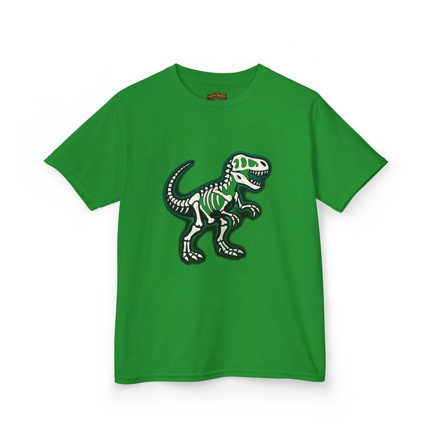 Kids T-Shirt — Dino Skeleton Graphic Tee for Boys & Girls