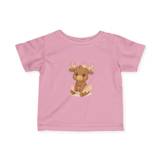 Cute Baby Moose Tee — Adorable Woodland Infant Shirt