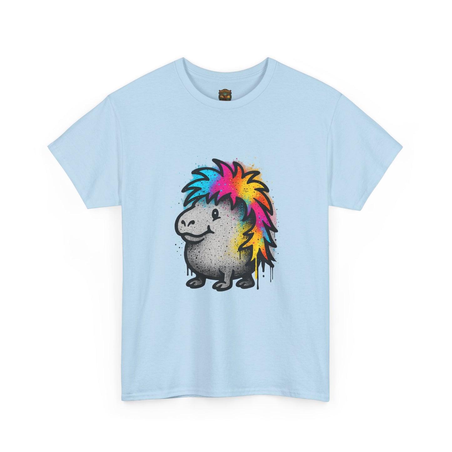 Rainbow Mohawk Quokka T-Shirt — Cute Colorful Quokka Tee