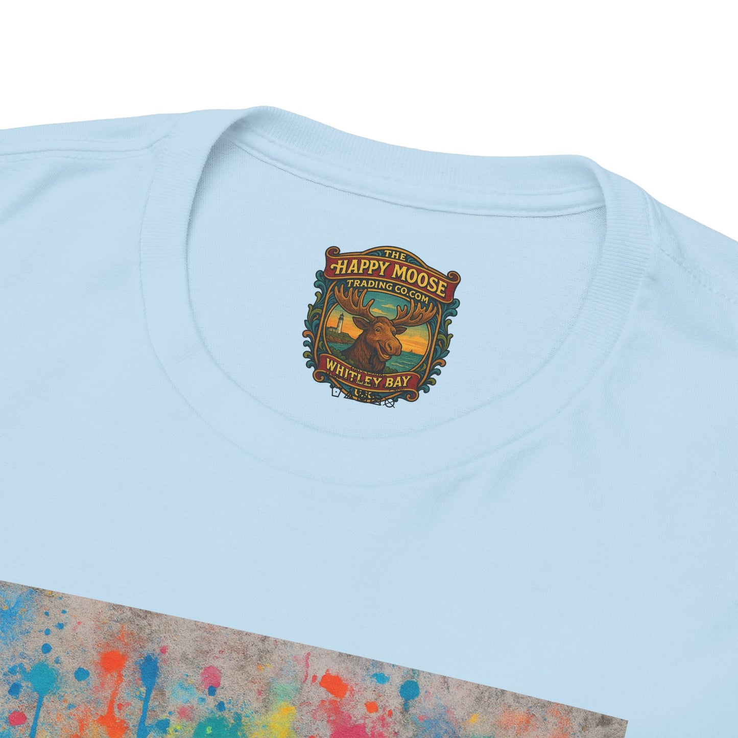 Psychedelic Highland Cow T-Shirt | Retro Rainbow Cow Art 8