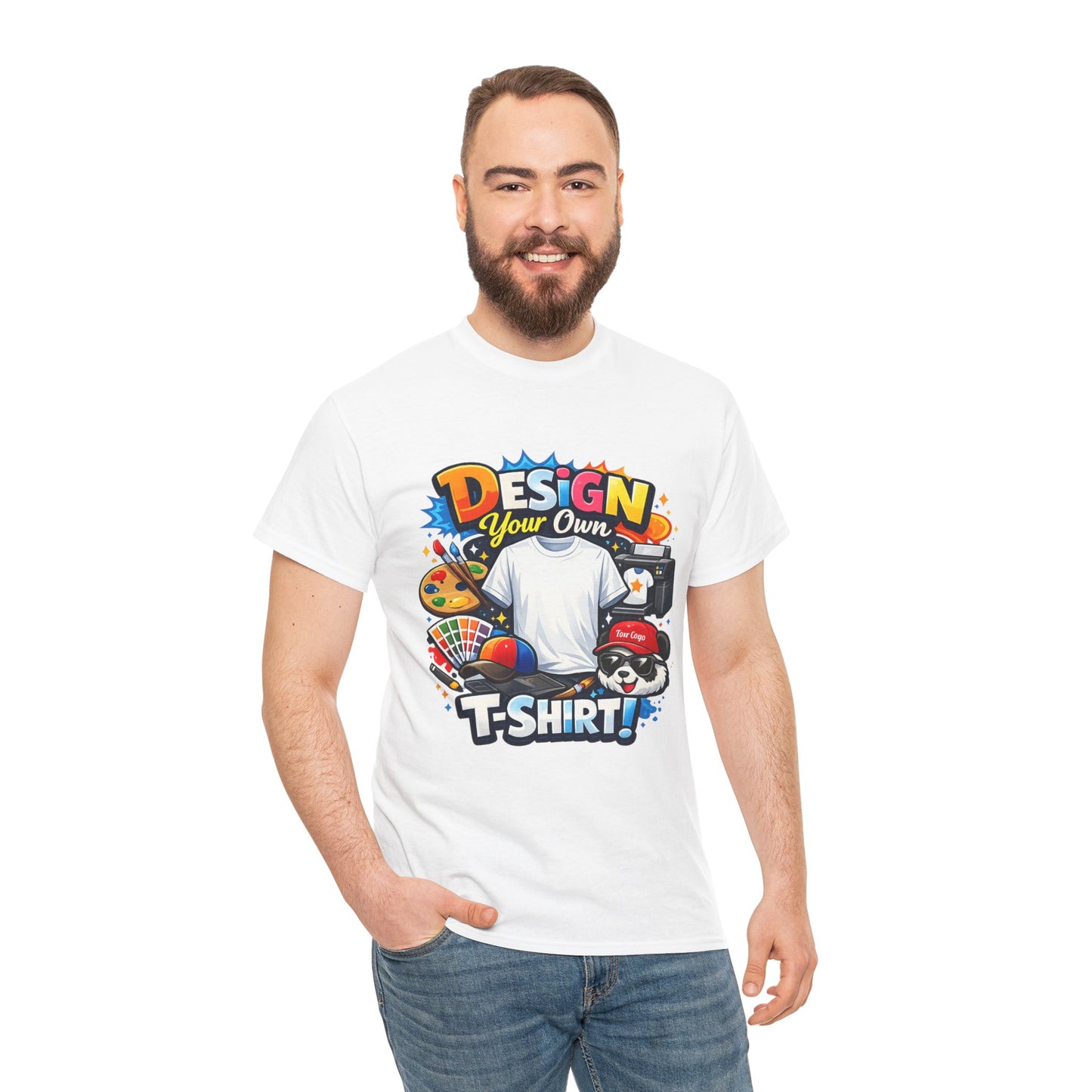 Custom 'Design Your Own' T-Shirt — Personalized Graphic Tee (Front Print)