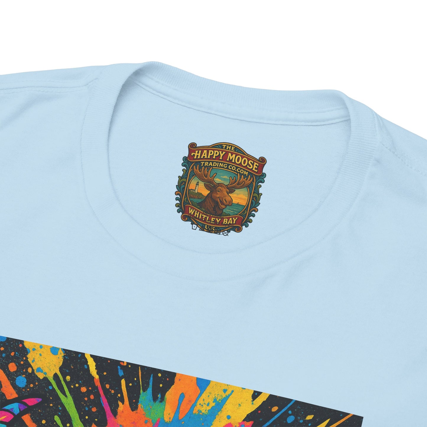 Psychedelic Highland Cow T-Shirt | Retro Rainbow Cow Art 4