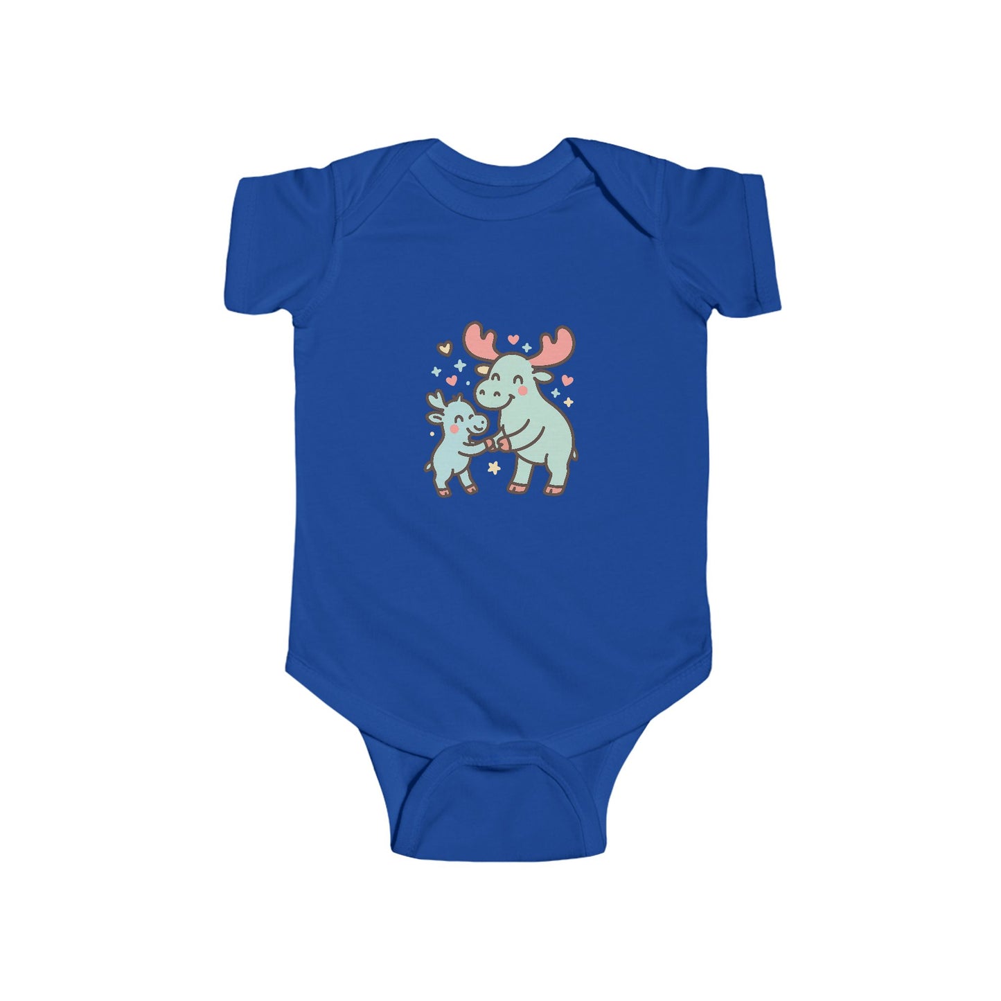 Cute Mom & Baby Moose Infant Bodysuit - Adorable Nursery Outfit
