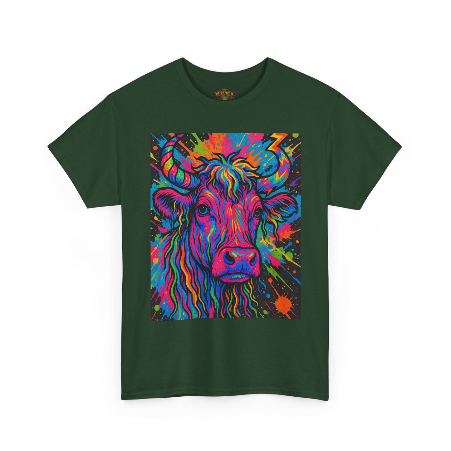 Psychedelic Cow Art Tee