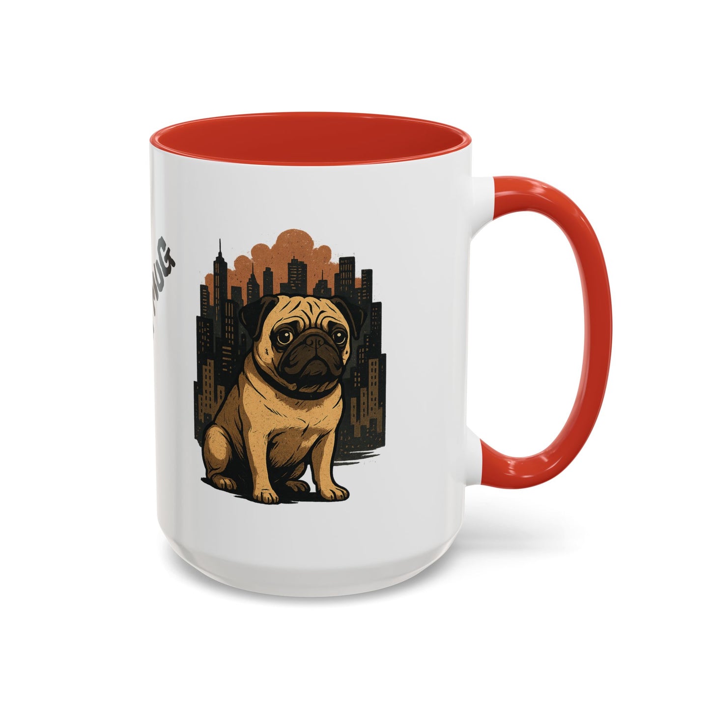 My Pug Mug Coffee Mug — Rustic Mountain Sunset Design