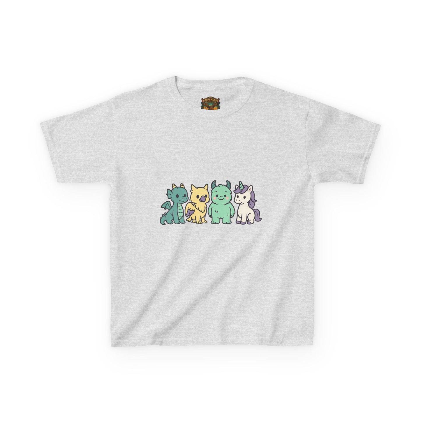 Kids Cat Crew T‑Shirt — Cute Pastel Kittens Graphic Tee for Children