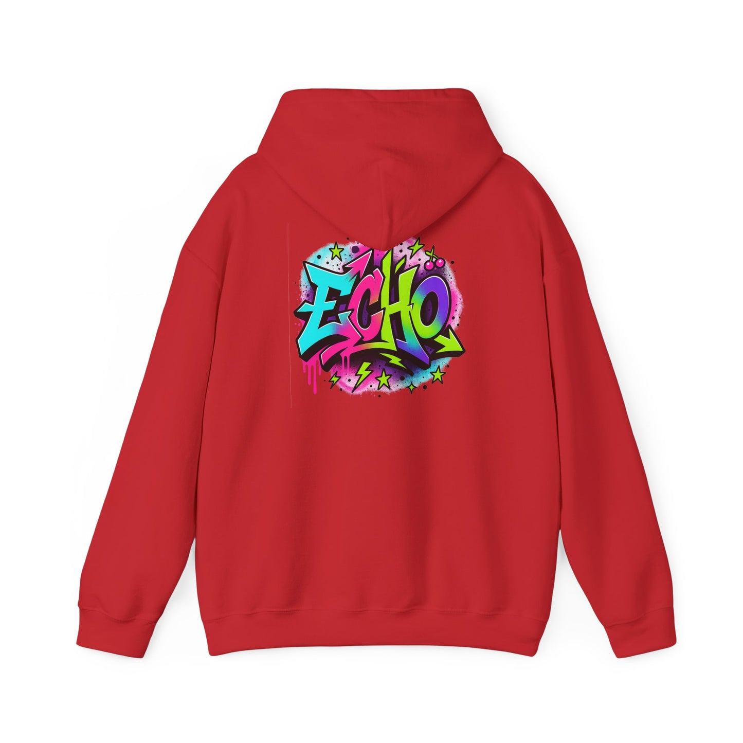 Graffiti "ECHO" Hoodie – Street Art Graphic Pullover