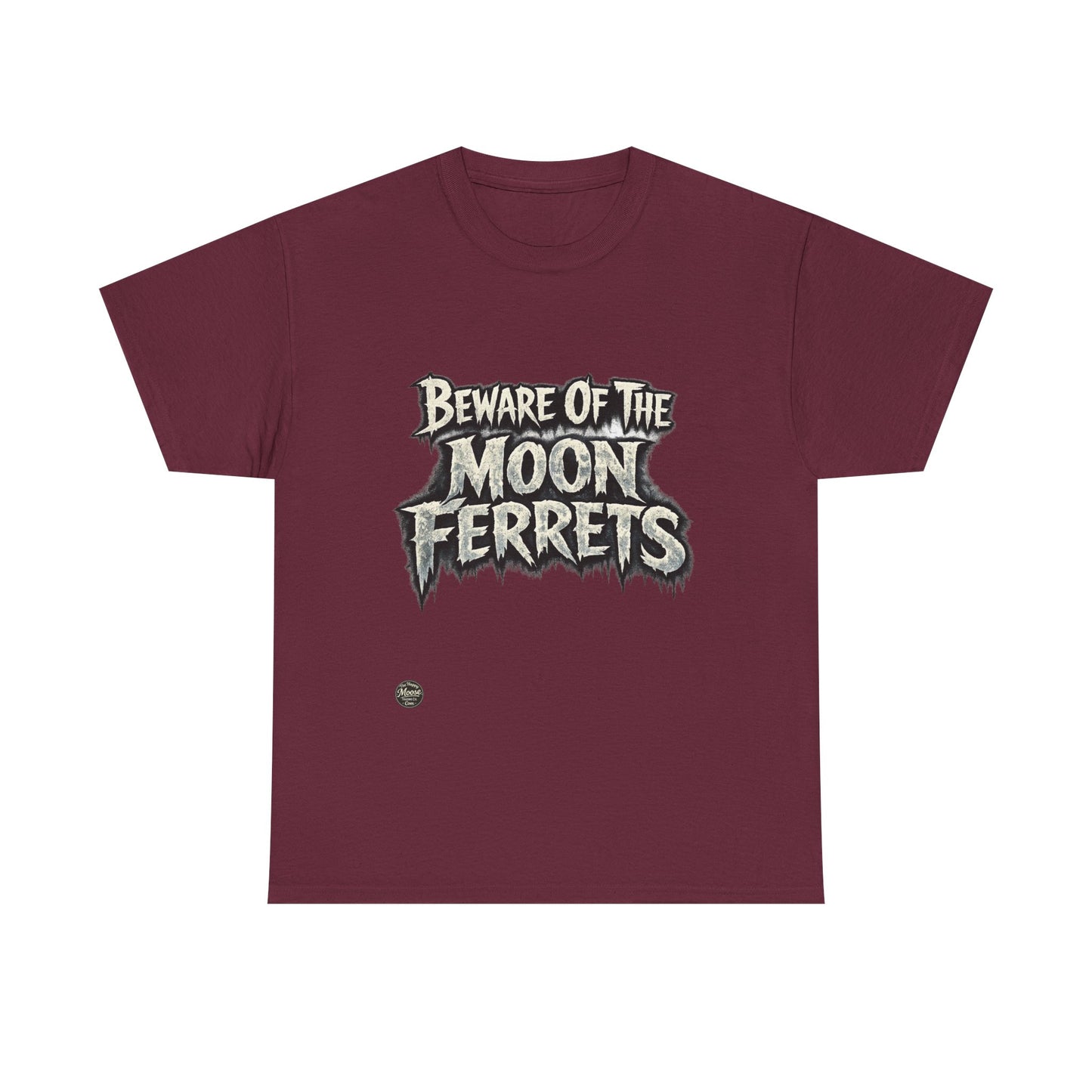 Beware of the Moon Ferrets T-Shirt — Cute Spooky Ferret Graphic Tee