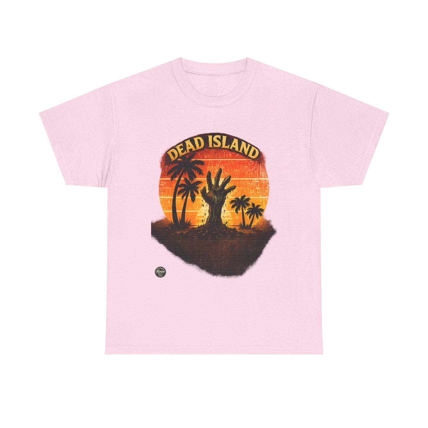 Dead Island Sunset Tee — Zombie Palm Tree Graphic T-Shirt