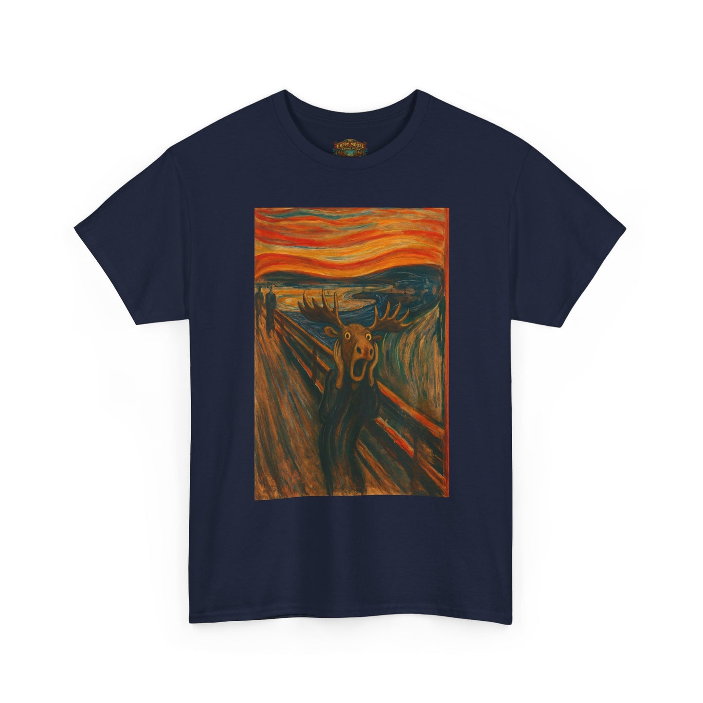 The Scream Art Print T‑Shirt — Vintage Expressionist Graphic Tee