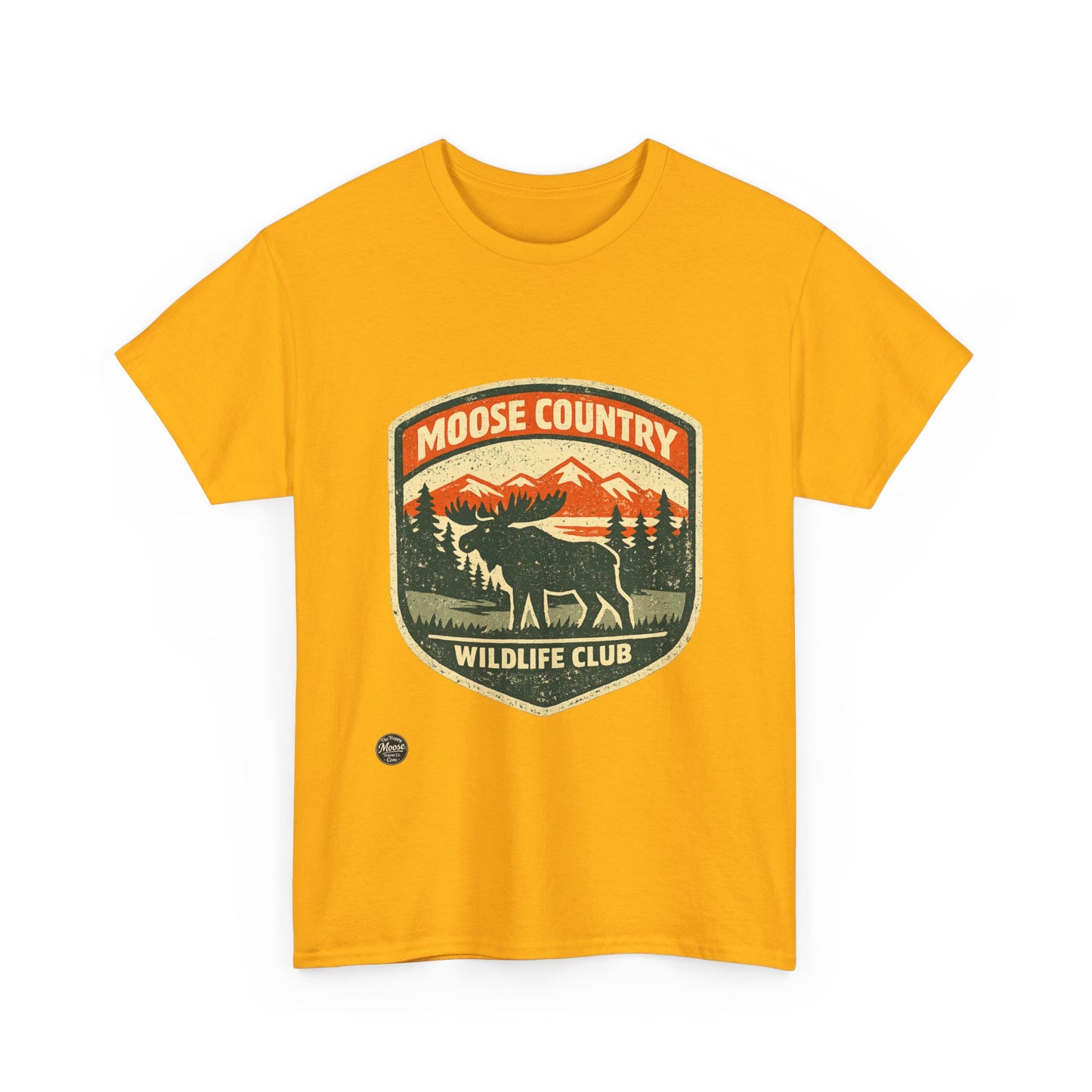 Moose Country Wildlife Club T-Shirt — Outdoor Hunting & Nature Tee