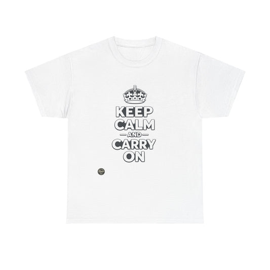 Keep Calm and Carry On T-Shirt — Retro Crown Classic Tee