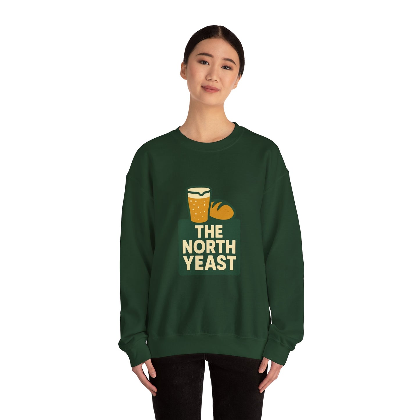 Crewneck Sweatshirt — The North Yeast Beer & Bread Logo