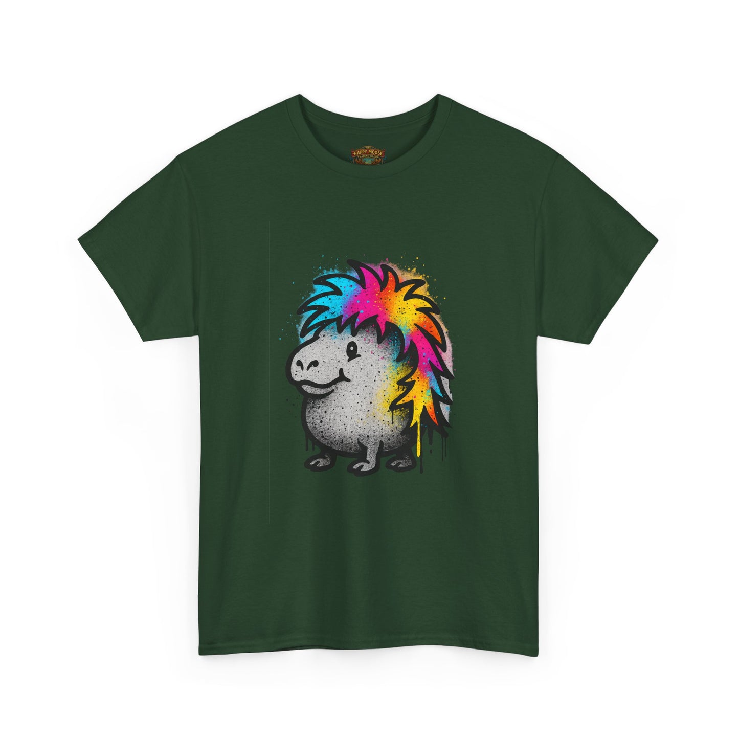 Rainbow Mohawk Quokka T-Shirt — Cute Colorful Quokka Tee