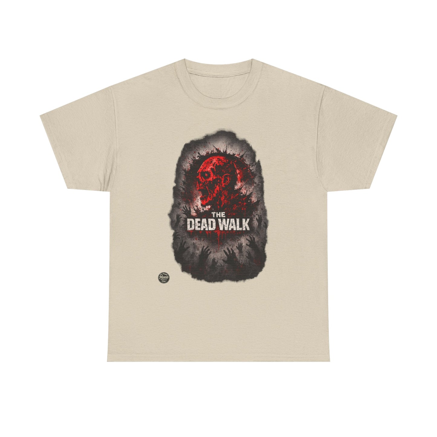 Zombie Graphic Tee — "The Dead Walk" Horror T-Shirt EZ003
