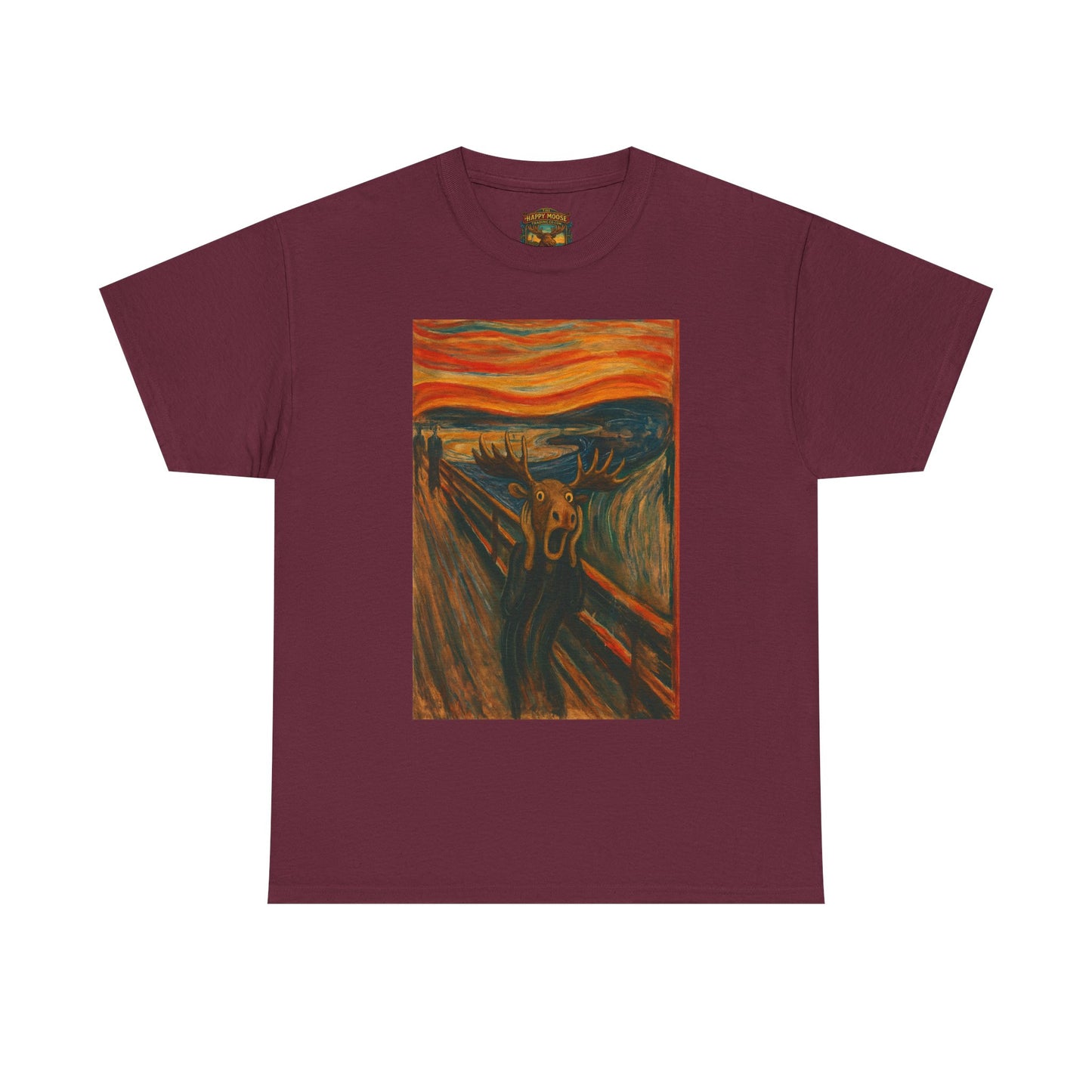 The Scream Art Print T‑Shirt — Vintage Expressionist Graphic Tee