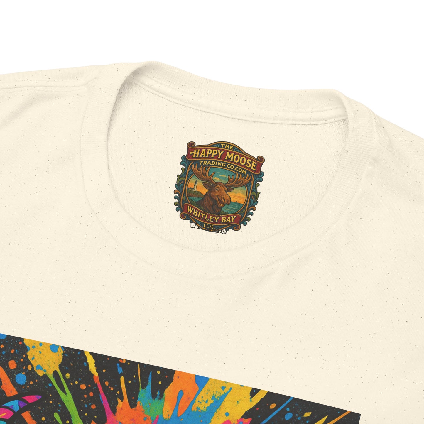 Psychedelic Highland Cow T-Shirt | Retro Rainbow Cow Art 4