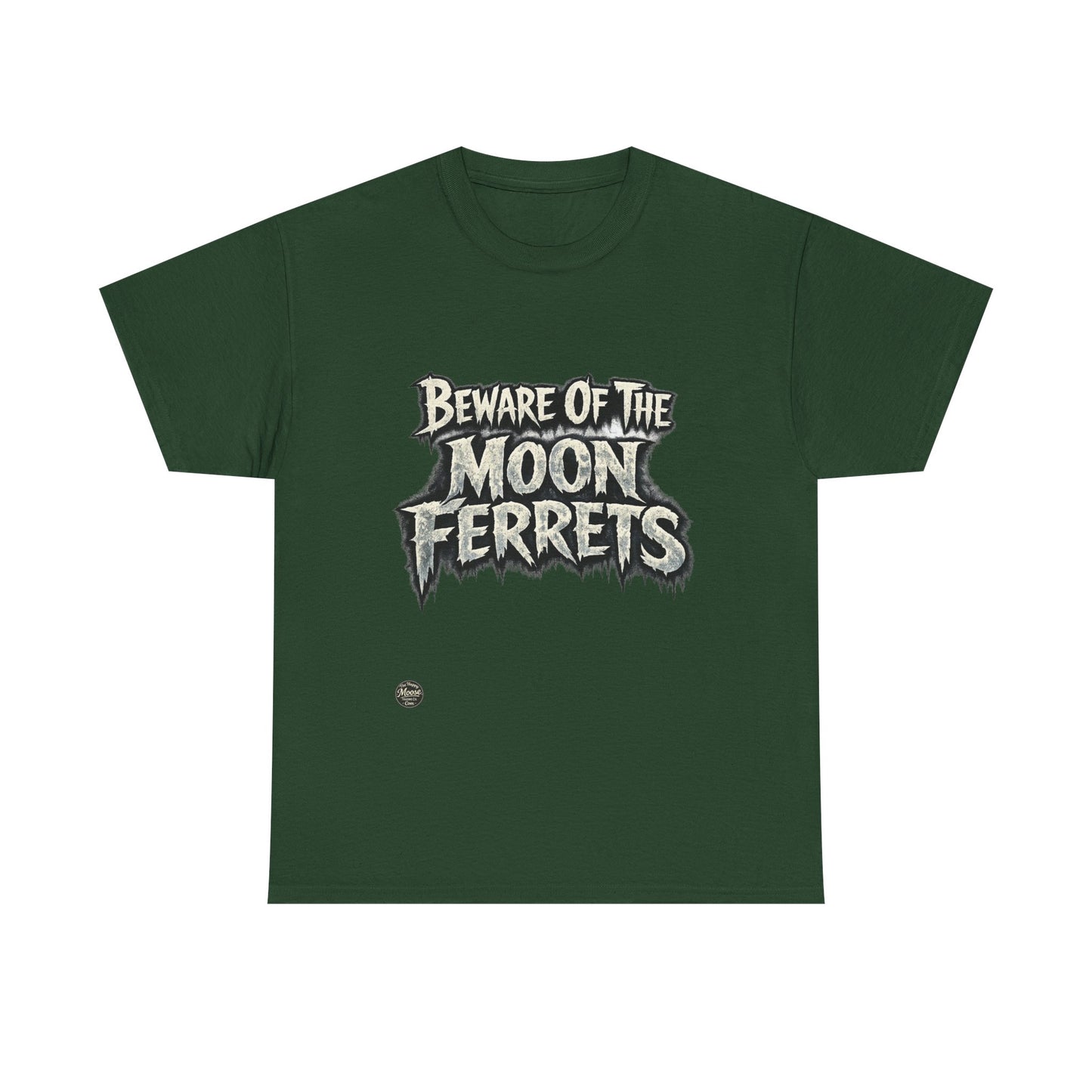 Beware of the Moon Ferrets T-Shirt — Cute Spooky Ferret Graphic Tee