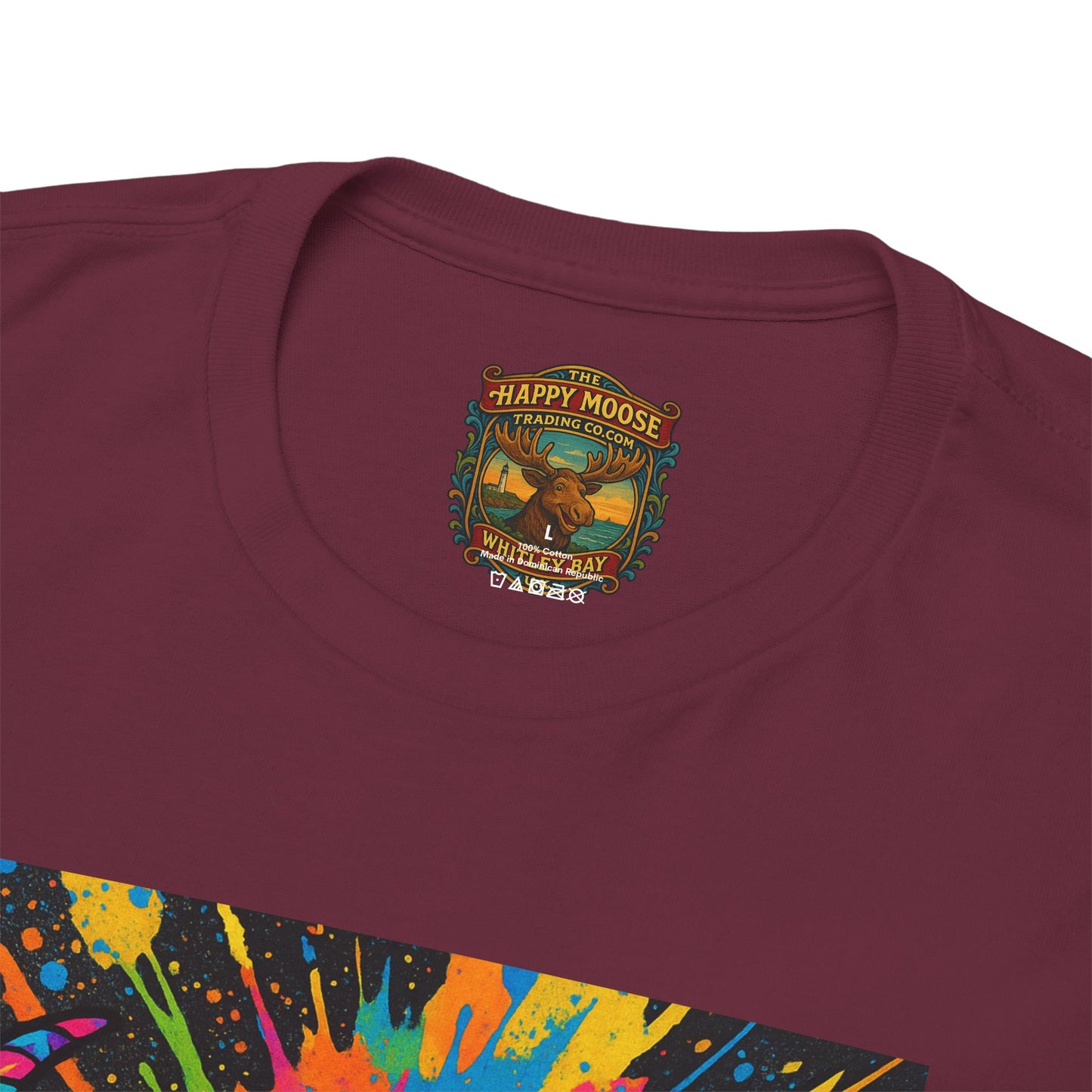 Psychedelic Highland Cow T-Shirt | Retro Rainbow Cow Art 4